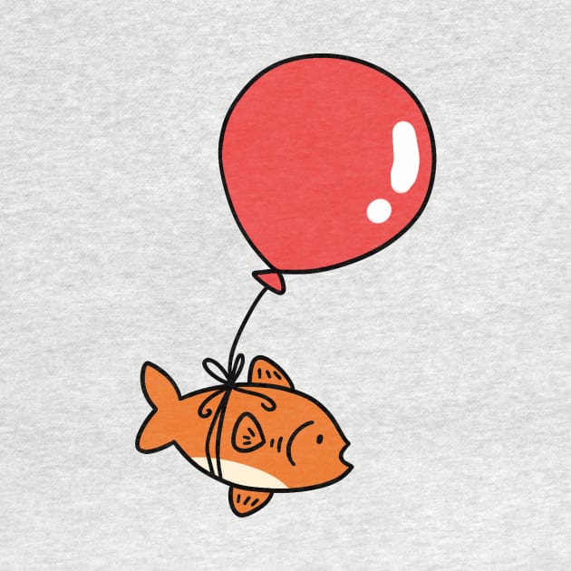 Red Balloon Fish by saradaboru